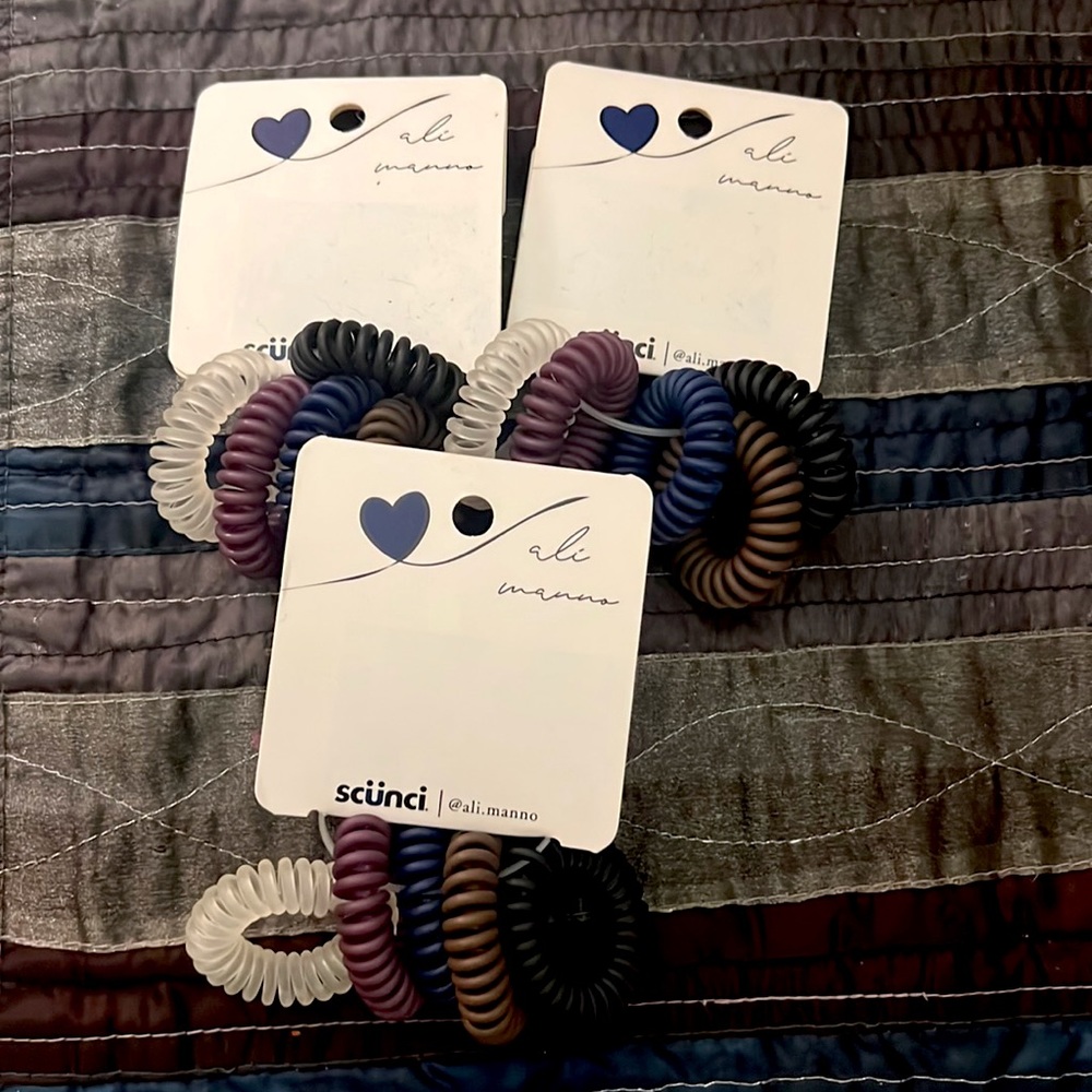 scünci ali manna hair ties 3 packs of four